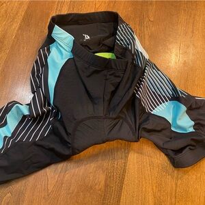 Beroy Black and Blue Cycling Shorts